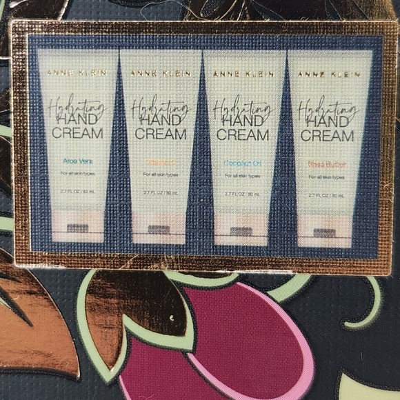 Anne Klein Hand Cream Collection Gift Set 4 Piece Aloe Vitamin C Coconut Shea - Picture 3 of 4